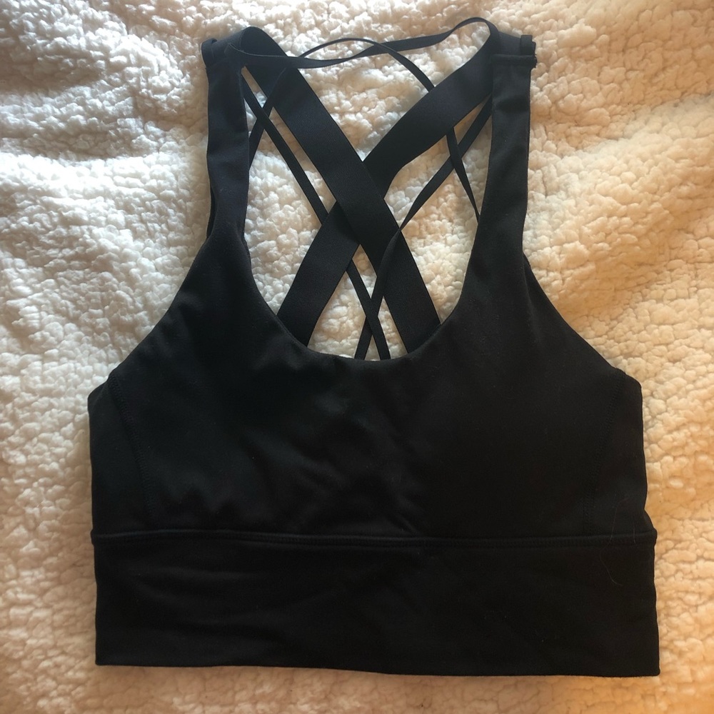 Black aura bra in small